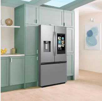 36" 3-Door French Door SpaceMax™ Counter Depth Refrigerator with Family Hub and External Ice and Water Dispenser  RF27CG5900SRAC