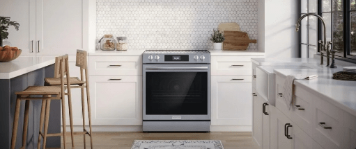 Frigidaire Gallery GCFE306CBF Range, Electric, 30 inch Exterior Width, 5 Burners, 6.2 cu. ft. Capacity, Stainless Steel Steam Cooking,