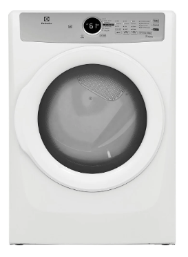 Electrolux - 8 cu. Ft Electric Dryer in White - ELFE733CAW
