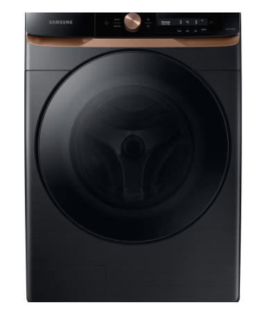 Samsung WF46BG6500AVUS Front Load Washer, ENERGY STAR Certified, Steam Clean, 5 Temperature Settings, Stackable, Water Heater, Wifi Enabled, Black Stainless colour Super Speed