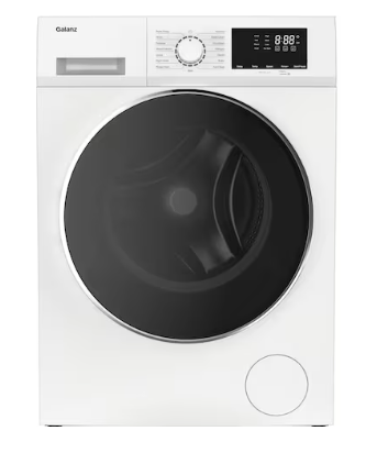 Galanz 24" 2.2 cu.ft. Front Load Ventless Heat Pump Washer, White - ENERGY STAR®  GLFW22WEA5A