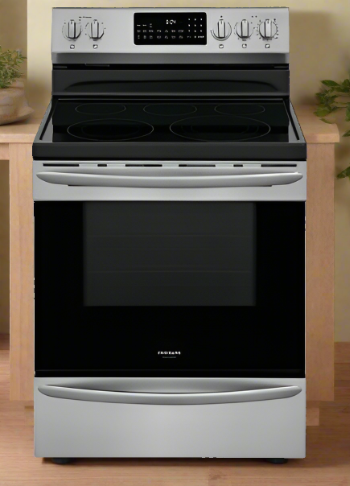 Frigidaire Gallery 30-in Freestanding Convection Range 5 Elements Steam Self- Cleaning 5.7-ft³ Stainless Steel GCRE306CAF