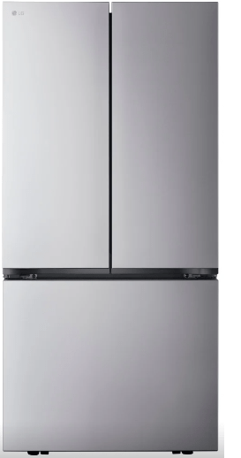 LG LF21C6200S French Door Refrigerator, 33 inch Width, ENERGY STAR Certified, Counter Depth, 21 cu. ft. Capacity, Stainless Steel colour