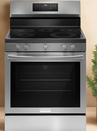 Frigidaire Gallery GCRE306CBF Range, Electric, 30" Exterior Width, Convection, 5 Burners, 5.3 cu. ft. Capacity, Stainless Steel