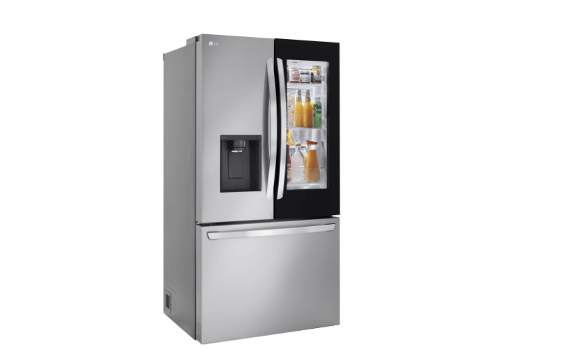 LG Electronics 36-inch W 26 cu. ft. SMART InstaView Counter-Depth MAX French Door Refrigerator in Stainless Steel - ENERGY STAR® LRFOC2606S