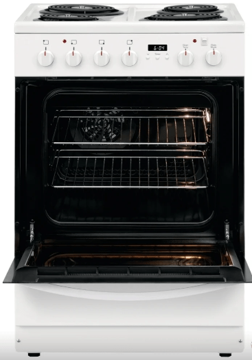 Frigidaire FCFC241CAW/FFEH2422UW Range, 24", Electric Range, Coil Burners (Electric), Convection, 4 Burners, 1.9 cu. ft. Capacity, White