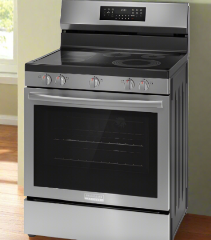 Frigidaire Gallery GCRE306CBF Range, Electric, 30" Exterior Width, Convection, 5 Burners, 5.3 cu. ft. Capacity, Stainless Steel