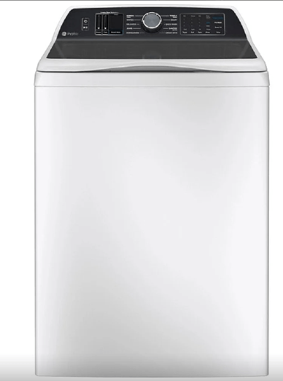 GE Profile PTW705BSTWS Top Load Washer, 27 27/32 inch Width, ENERGY STAR Certified, Agitator, 6.2 cu. ft. Capacity, White