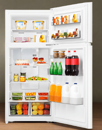 Hisense 30-inch W 18 cu. ft. Top Freezer Refrigerator in White # RT18N6AWD