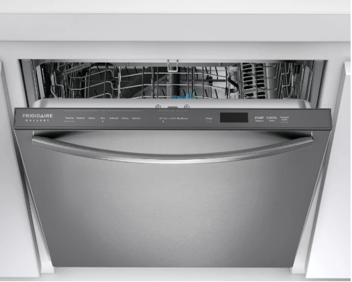 Frigidaire Gallery GDSH4715AF Dishwasher, 24 inch Exterior Width, 47 dB Decibel Level, Fully Integrated, Stainless Steel (Interior), 7 Wash Cycles, 14 Capacity (Place Settings), Hard Food Disposal, Stainless Steel colour