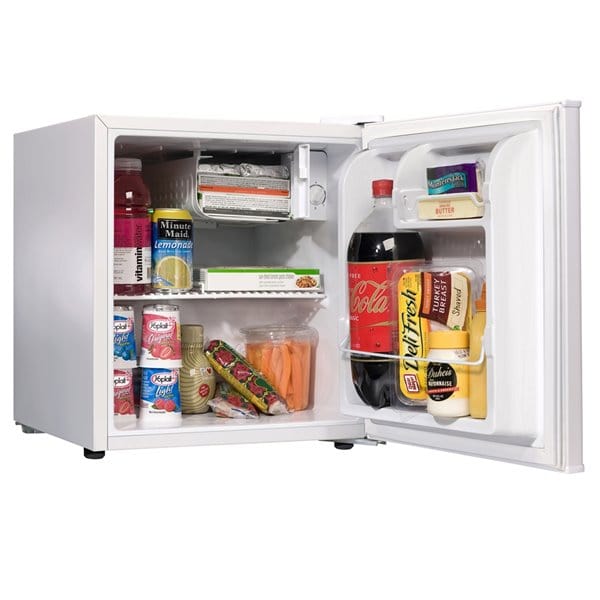 Galanz 1.7-cu ft Freestanding Mini Fridge Freezer Compartment (White) (GL17WE)