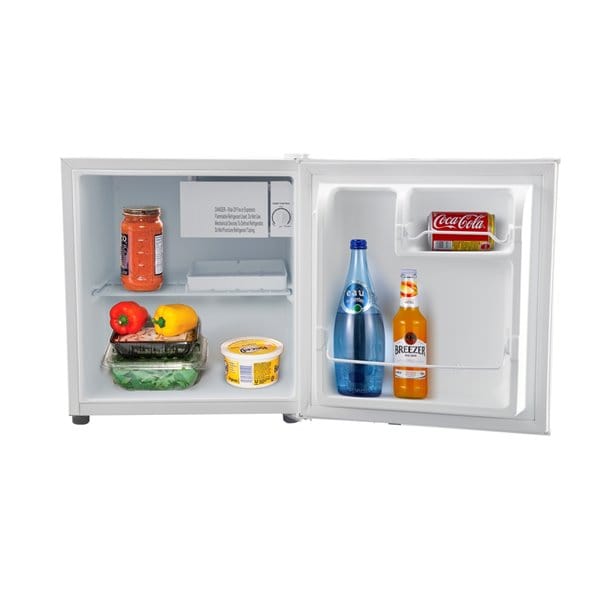 Shops New Fridge, 1.7 Cu Feet Mini Fridge with Chiller Compartment, White