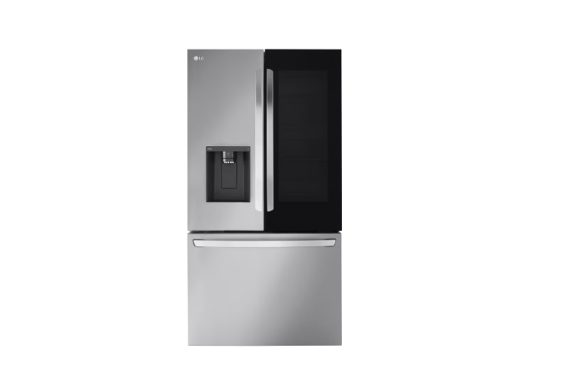 LG Electronics 36-inch W 26 cu. ft. SMART InstaView Counter-Depth MAX French Door Refrigerator in Stainless Steel - ENERGY STAR® LRFOC2606S