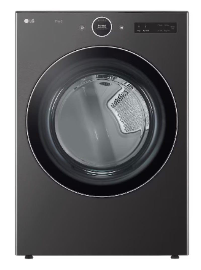 LG DLEX6700B Dryer, 27" Width, Electric Dryer, 7.4 cu. ft. Capacity, Steam Clean, 23 Dry Cycles, 5 Temperature Settings, Stackable, Wifi Enabled, Black Stainless Steel colour