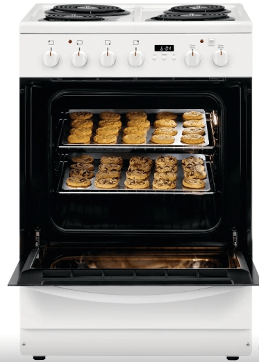 Frigidaire FCFC241CAW/FFEH2422UW Range, 24", Electric Range, Coil Burners (Electric), Convection, 4 Burners, 1.9 cu. ft. Capacity, White