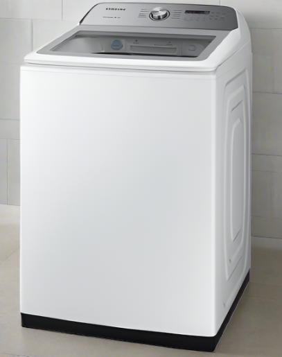 Samsung WA50R5200AW - WA50R5200AW/US Top Load Washer, 27 1/2 inch Width, ENERGY STAR Certified, 5.8 cu. ft. Capacity, 8 Wash Cycles, 5 Temperature Settings, 750 RPM Washer Spin Speed, White colour Soft Close Lid, Water Faucet