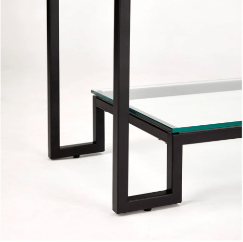 KRISTA Black Console Table GY-CST004BLK S Matt black powder coated