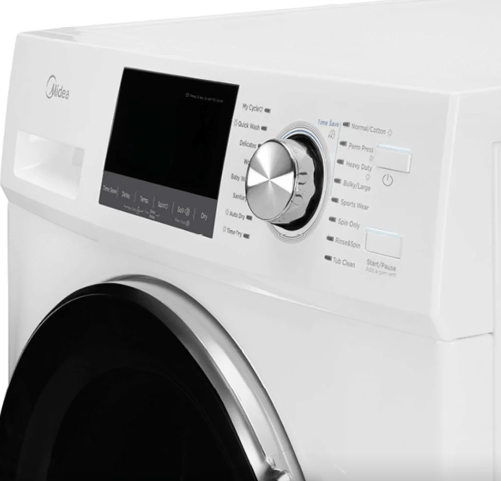 Midea MLC31N5AWW All-in-One Washer Dryer Combo, 23 1/2 inch Width, 3.1 cu. ft. Capacity, 16 Wash Cycles, 5 Temperature Settings, Stackable, 1400 RPM Washer Spin Speed, White colour All-In-One Washer & Dryer