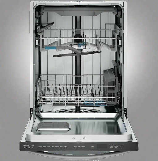 Frigidaire Gallery GDSH4715AF Dishwasher, 24 inch Exterior Width, 47 dB Decibel Level, Fully Integrated, Stainless Steel (Interior), 7 Wash Cycles, 14 Capacity (Place Settings), Hard Food Disposal, Stainless Steel colour