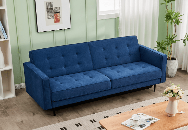 Blue Klic Klak Sofa Bed  IF - 8055