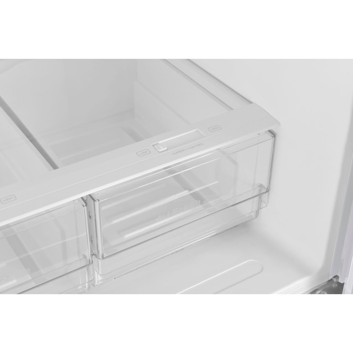 Galanz 16 cu. ft. 3-Door French Door Refrigerator, White, 28.35" Wide GLR16FWEE16 - refurbised