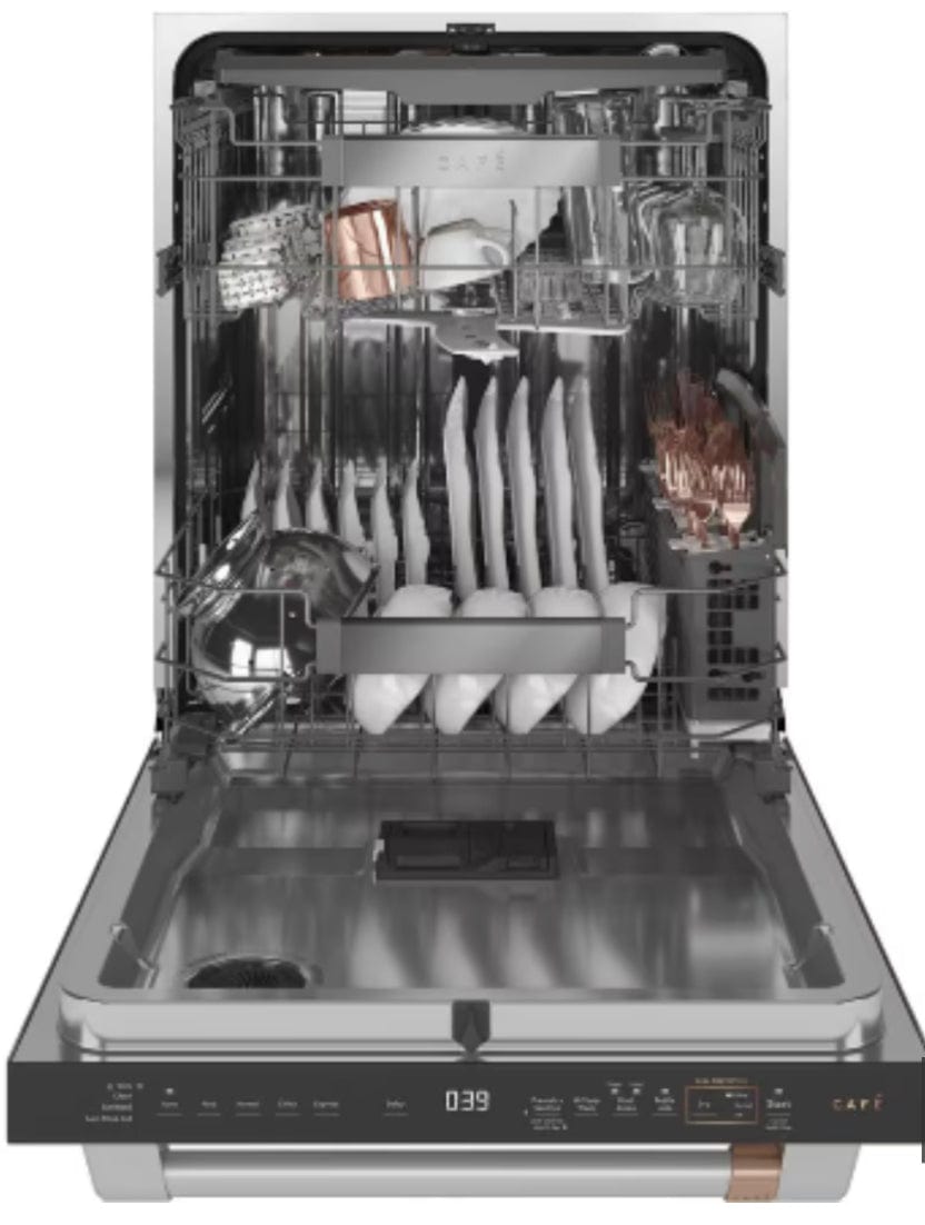 Modern Elegance and Ultimate Convenience: Cafe CDT875P2NS1 24" Dishwasher with WiFi, 5 Wash Cycles, and 16-Place Setting Capacity