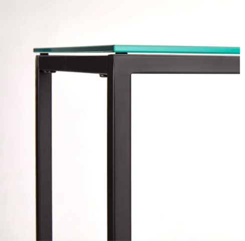 KRISTA Black Console Table GY-CST004BLK S Matt black powder coated