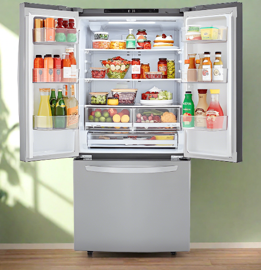 LG LRFCS2503S French Door Refrigerator, 33" Width, ENERGY STAR Certified, 25.1 cu. ft. Capacity, Stainless Steel colour Air Filter