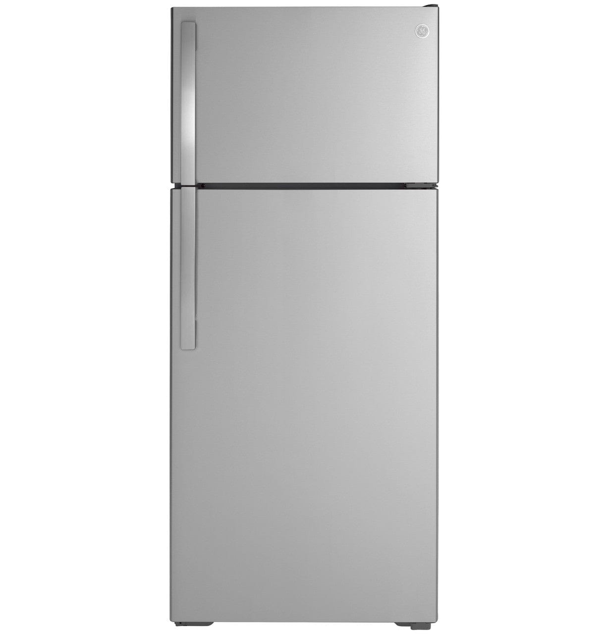 GE® ENERGY STAR® 17.5 Cu. Ft. Top-Freezer Refrigerator Model #: GTE18GSNRSS