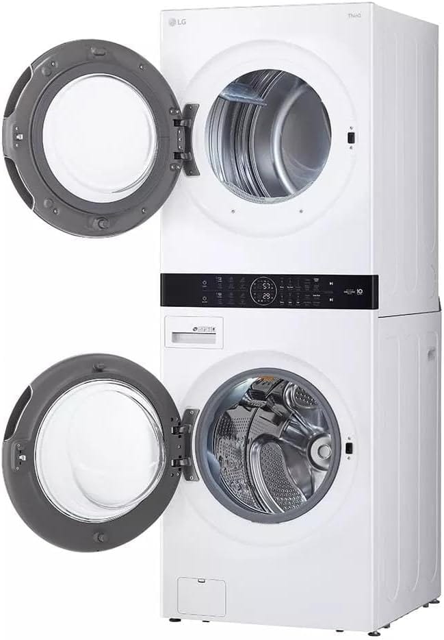 Single Unit Front Load LG WashTower™ with Centre Control™ 5.2 cu. ft. Washer and 7.4 cu. ft. Electric Dryer (WKEX200HWA)