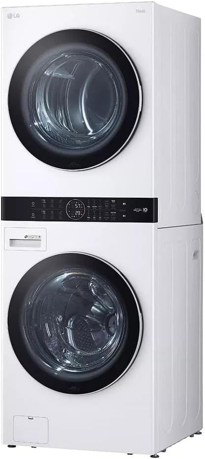 Single Unit Front Load LG WashTower™ with Centre Control™ 5.2 cu. ft. Washer and 7.4 cu. ft. Electric Dryer (WKEX200HWA)