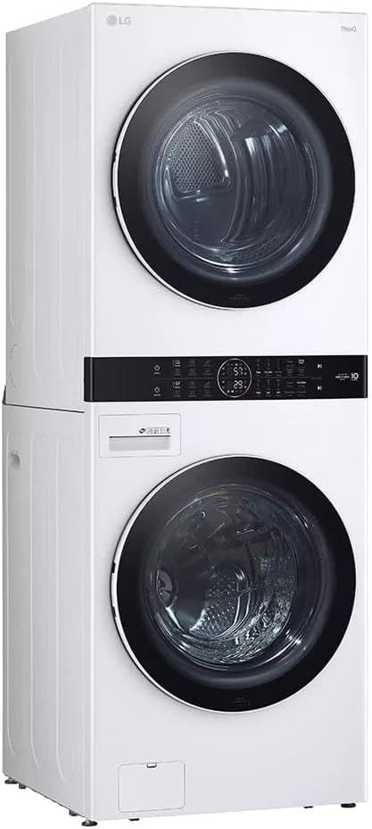 Single Unit Front Load LG WashTower™ with Centre Control™ 5.2 cu. ft. Washer and 7.4 cu. ft. Electric Dryer (WKEX200HWA)