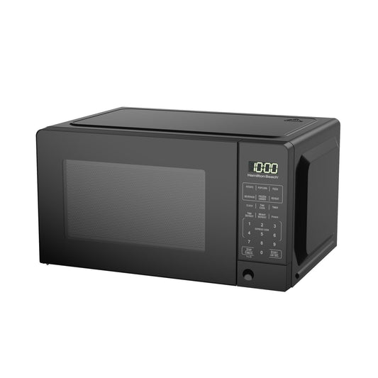 Hamilton Beach 0.7 cu ft 700W Compact Size Microwave, Black (HBCMV207BK-07)