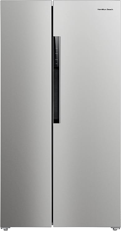 Hamilton Beach HBF1558 15.6 Counter Depth Full Size Refrigerator, Side Doors, Stainless, 15.8 cu ft