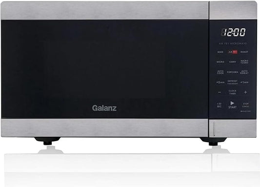 (Galanz 0.9 cu.ft. 3 in 1 Airfry Microwave, Stainless Steel GSWWD09S1A09A)