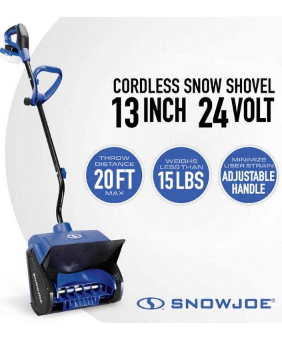 Snow Joe 24V-SS13 24-Volt IONMAX Cordless Snow Shovel Kit| With 4.0-Ah ...