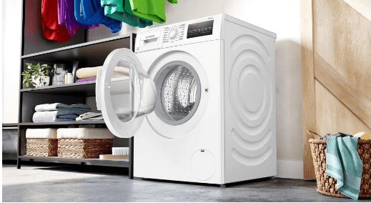 Bosch 300 Series WGA12400UC Compact Washer, 23 1/2 inch Width, ENERGY STAR Certified, 2.2 cu. ft. Capacity, 15 Wash Cycles, 5 Temperature Settings, White colour