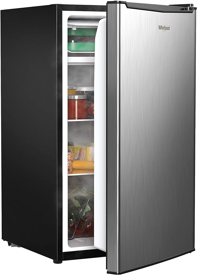 Whirlpool 3.5 cu.ft. 1 Door Refrigerator, SS Look - ENERGY STAR® (WHR35S1E)