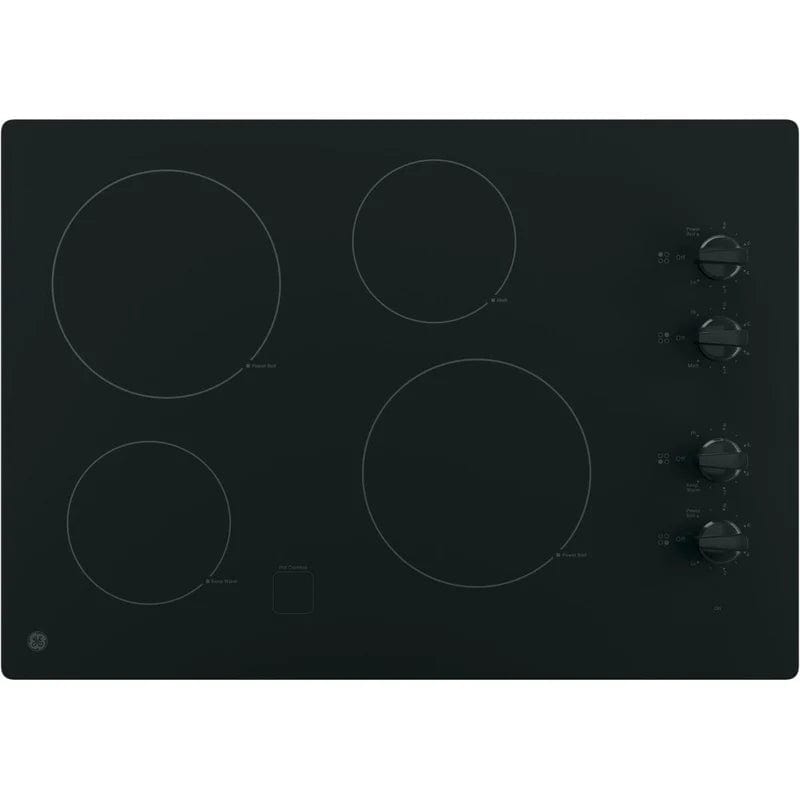 GE 30-inch Built-in Electric Cooktop (JP3030DJBB)