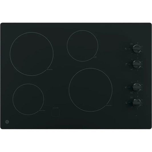 GE 30-inch Built-in Electric Cooktop (JP3030DJBB)