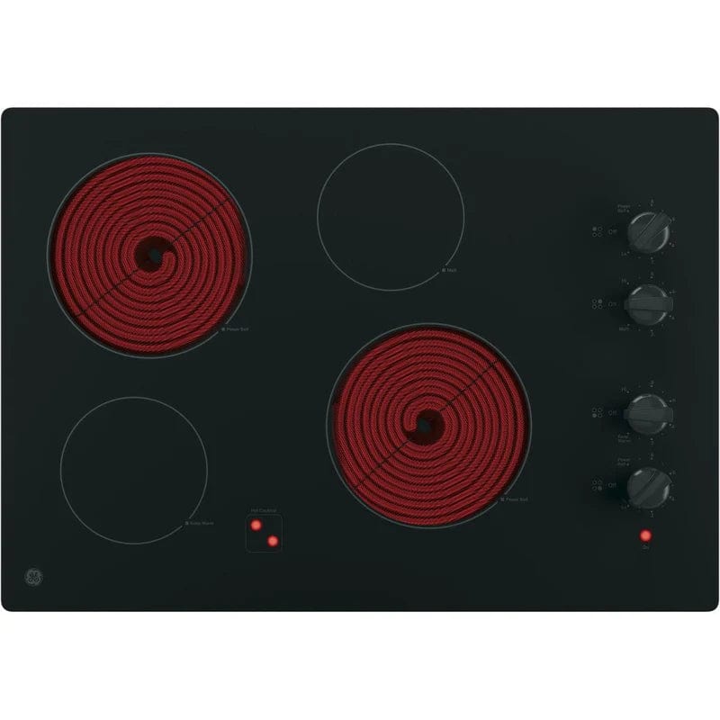 GE 30-inch Built-in Electric Cooktop (JP3030DJBB)