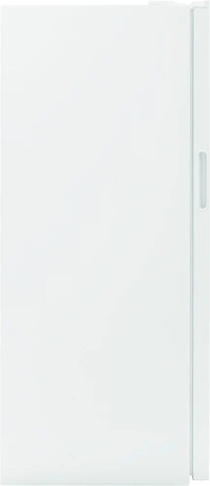 Frigidaire FFFU16F2VW Upright Freezer, 28" Width, 15.5 cu. ft. Capacity, Frost Free, Reversible Door, Interior Light (Freezer), White Garage Ready