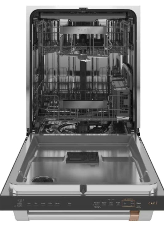 Modern Elegance and Ultimate Convenience: Cafe CDT875P2NS1 24" Dishwasher with WiFi, 5 Wash Cycles, and 16-Place Setting Capacity