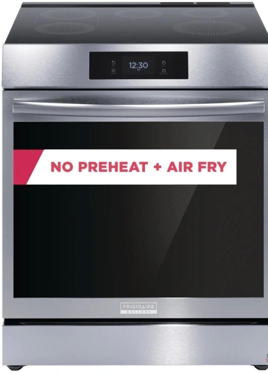 Frigidaire Gallery GCFI306CBD Induction Range, 30 inch Exterior Width, Self Clean, Convection, 5 Burners, 6.2 cu. ft. Capacity, Black Stainless Steel