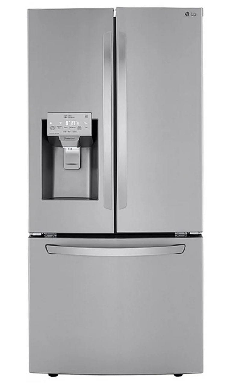 LG LRFXS2503S French Door Refrigerator, 33" Width, ENERGY STAR Certified, 24.5 cu. ft. Capacity, Stainless Steel colour Air Filter, Door Cooling+