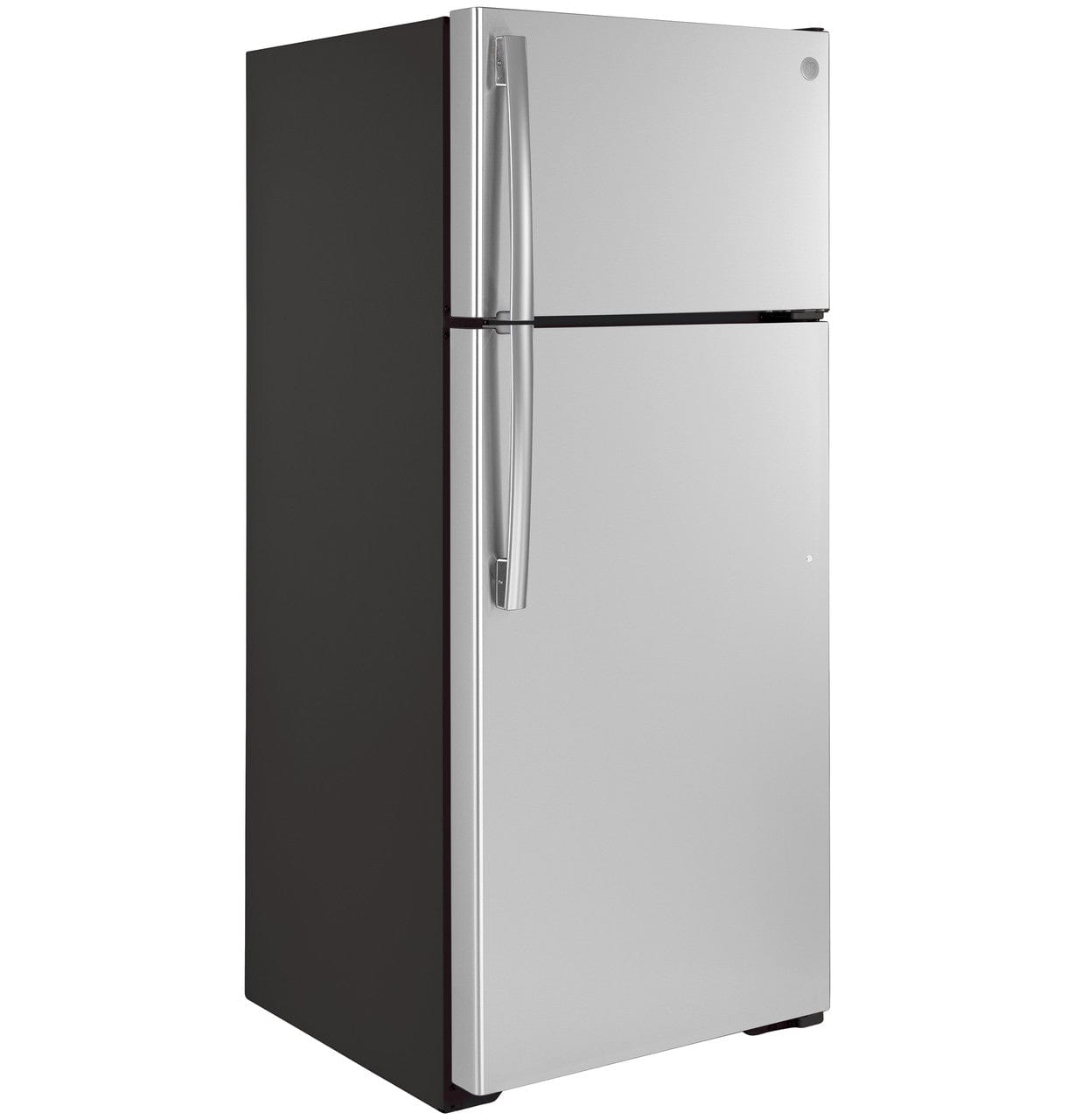 GE® ENERGY STAR® 17.5 Cu. Ft. Top-Freezer Refrigerator Model #: GTE18GSNRSS