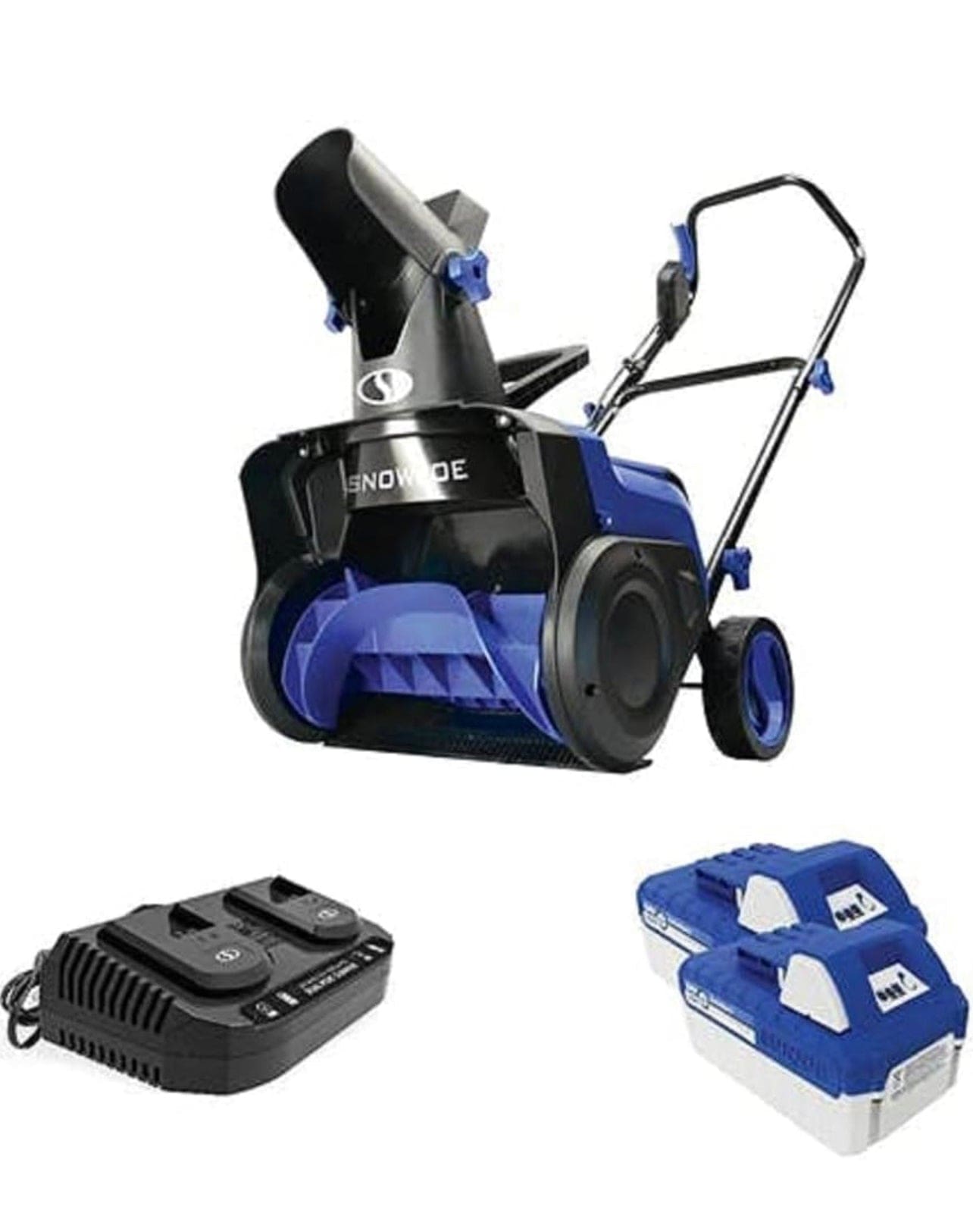 Snow Joe 24V-X2-20SB 20-Inch 48 Cordless Snow Blower, Kit (w/2 x 24-Volt 4.0-Ah Batteries and Charger)