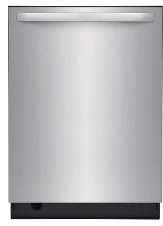 Frigidaire FDSH4501AS Dishwasher, 24" Exterior Width, 49 dB Decibel Level, Fully Integrated, Stainless Steel (Interior), 5 Wash Cycles, 14 Capacity (Place Settings), Hard Food Disposal, 3 Loading Racks, Stainless Steel colour