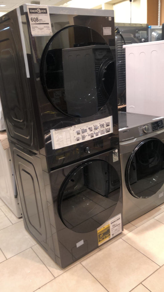 Samsung
 
WH46DBH550EVAC
Samsung WH46DBH550EVAC 27 inch Width Washer & Dryer Set, SmartDial AI Panel, Auto Dispenser, VRT+, Steam Wash Steam Dry, Black Stainless Steel colour
Washer: 24 Wash Cycles, 1200 RPM Spin Speed, Steam Clean, Wifi Enabled, 5.3 cu.