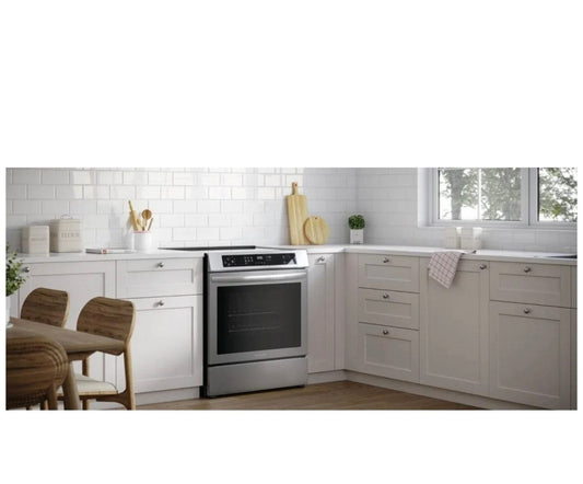 Frigidaire FCFI308CAS Range, 30" Exterior Width, Electric Range, Induction Elements, Convection, 4 Burners, 5.3 cu. ft. Capacity, Stainless Steel